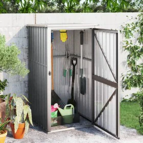Cobertizo de herramientas jardín acero galvanizado 88x89x161 cm de vidaXL, Cobertizos - Ref: Foro24-316206, Precio: 113,21 €,...