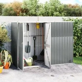 Garden tool shed galvanized steel 225x89x161 by vidaXL, Sheds - Ref: Foro24-316214, Price: 211,59 €, Discount: %