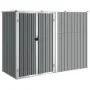 Cobertizo herramientas jardín acero galvanizado 225x89x161 de vidaXL, Cobertizos - Ref: Foro24-316214, Precio: 211,59 €, Desc...