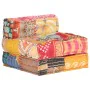 Modular patchwork fabric pouf by vidaXL, Cushions for chairs and sofas - Ref: Foro24-287702, Price: 157,53 €, Discount: %