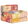 Puf modular de tela patchwork de vidaXL, Cojines para sillas y sofás - Ref: Foro24-287702, Precio: 157,53 €, Descuento: %