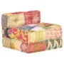 Puf modular de tela patchwork de vidaXL, Cojines para sillas y sofás - Ref: Foro24-287702, Precio: 157,53 €, Descuento: %