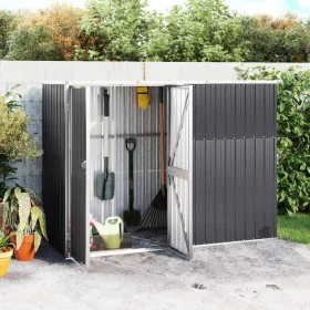 Cobertizo de herramientas jardín acero galvanizado 225x89x161cm de vidaXL, Cobertizos - Ref: Foro24-316215, Precio: 193,59 €,...