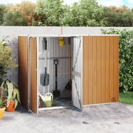 Garden tool shed galvanized steel 225x89x161 by vidaXL, Sheds - Ref: Foro24-316216, Price: 186,75 €, Discount: %