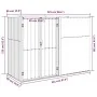 Garden tool shed galvanized steel 225x89x161 by vidaXL, Sheds - Ref: Foro24-316216, Price: 186,75 €, Discount: %