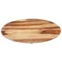 Superficie de mesa redonda madera maciza sheesham 15-16 mm 50cm de vidaXL, Tableros para mesas - Ref: Foro24-285968, Precio: ...