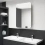 Armario de baño con espejo color roble 60x11x80 cm de vidaXL, Tocadores de baño - Ref: Foro24-326507, Precio: 124,00 €, Descu...