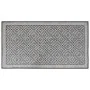Alfombra de exterior gris y blanca reversible 80x150 cm de vidaXL, Protectores para exterior - Ref: Foro24-364797, Precio: 30...