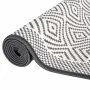 Alfombra de exterior gris y blanca reversible 80x150 cm de vidaXL, Protectores para exterior - Ref: Foro24-364797, Precio: 30...