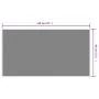 Alfombra de exterior gris y blanca reversible 80x150 cm de vidaXL, Protectores para exterior - Ref: Foro24-364797, Precio: 30...