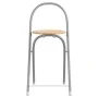 Mesa y taburetes altos 3 pzas hierro y madera gris y marrón de vidaXL, muebles para cocinas y comedores - Ref: Foro24-355214,...