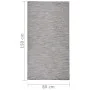 Alfombra de exterior de tejido plano marrón y azul 80x150 cm de vidaXL, Alfombras - Ref: Foro24-340813, Precio: 22,63 €, Desc...