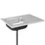 Küchenspüle mit Abtropffläche aus Edelstahl 800x600x155 mm von vidaXL, Sinkt - Ref: Foro24-147233, Preis: 103,85 €, Rabatt: %