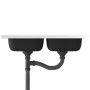 Fregadero de cocina doble seno acero inoxidable 800x500x155 mm de vidaXL, Fregaderos - Ref: Foro24-147234, Precio: 111,36 €, ...