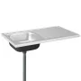 Küchenspüle mit Abtropffläche aus Edelstahl 1000x600x155 mm von vidaXL, Sinkt - Ref: Foro24-147237, Preis: 172,68 €, Rabatt: %