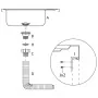 Kitchen sink with stainless steel drainer 1000x600x155 mm by vidaXL, Sinks - Ref: Foro24-147237, Price: 172,68 €, Discount: %