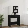 Tocador con LED negro 74,5x40x141 cm de vidaXL, Tocadores para dormitorios - Ref: Foro24-808802, Precio: 86,91 €, Descuento: %