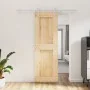 Schiebetür mit Beschlägen aus massivem Kiefernholz, 70 x 210 cm von vidaXL, Türen - Ref: Foro24-3203012, Preis: 167,48 €, Rab...