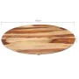 Round table top solid sheesham wood 25-27 mm 80cm by vidaXL, Table tops - Ref: Foro24-285976, Price: 130,81 €, Discount: %