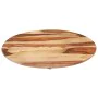 Round table top solid sheesham wood 25-27 mm 80cm by vidaXL, Table tops - Ref: Foro24-285976, Price: 130,81 €, Discount: %