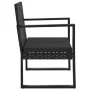 Juego de jardín con cojines 4 piezas ratán sintético negro de vidaXL, Sofás de exterior - Ref: Foro24-319199, Precio: 219,16 ...