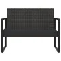 Juego de jardín con cojines 4 piezas ratán sintético negro de vidaXL, Sofás de exterior - Ref: Foro24-319199, Precio: 219,16 ...