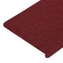 Alfombrilla autoadhesiva de escalera 15 uds rojo 65x24,5x3,5 cm de vidaXL, Alfombrillas para escalones - Ref: Foro24-343480, ...