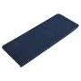 Alfombrilla autoadhesiva de escalera 15 uds azul 65x24,5x3,5 cm de vidaXL, Alfombrillas para escalones - Ref: Foro24-343481, ...