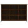Zapatero madera de ingeniería marrón roble 100x35x70 cm de vidaXL, Zapateros y organizadores de calzado - Ref: Foro24-831847,...
