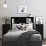 Aparador de madera contrachapada negro 30x30x70 cm de vidaXL, Aparadores - Ref: Foro24-811118, Precio: 110,16 €, Descuento: %