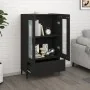 Aparador de madera de ingeniería negro 70x31x115 cm de vidaXL, Aparadores - Ref: Foro24-812556, Precio: 86,26 €, Descuento: %