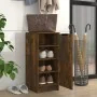 Mueble zapatero madera de ingeniería roble ahumado 30x35x70 cm de vidaXL, Zapateros y organizadores de calzado - Ref: Foro24-...
