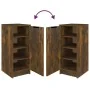 Mueble zapatero madera de ingeniería roble ahumado 30x35x70 cm de vidaXL, Zapateros y organizadores de calzado - Ref: Foro24-...