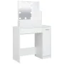 Tocador con LED blanco 86,5x35x136 cm de vidaXL, Tocadores para dormitorios - Ref: Foro24-808810, Precio: 108,19 €, Descuento: %
