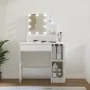 Dressing table with bright white LED 86.5x35x136 cm by vidaXL, Bedroom Dressers - Ref: Foro24-808816, Price: 100,74 €, Discou...