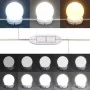 Dressing table with bright white LED 86.5x35x136 cm by vidaXL, Bedroom Dressers - Ref: Foro24-808816, Price: 100,74 €, Discou...