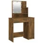 Tocador con LED color roble ahumado 86,5x35x136 cm de vidaXL, Tocadores para dormitorios - Ref: Foro24-820484, Precio: 85,97 ...