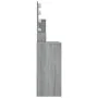 Tocador con LED gris sonoma 86,5x35x136 cm de vidaXL, Tocadores para dormitorios - Ref: Foro24-820485, Precio: 94,62 €, Descu...