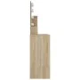 Tocador con LED color roble Sonoma 86,5x35x136 cm de vidaXL, Tocadores para dormitorios - Ref: Foro24-808813, Precio: 116,86 ...
