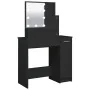 Tocador con LED negro 86,5x35x136 cm de vidaXL, Tocadores para dormitorios - Ref: Foro24-808811, Precio: 89,73 €, Descuento: %