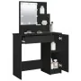 Tocador con LED negro 86,5x35x136 cm de vidaXL, Tocadores para dormitorios - Ref: Foro24-808811, Precio: 89,73 €, Descuento: %
