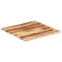Solid acacia wood table top 25-27 mm 60x60 cm by vidaXL, Table tops - Ref: Foro24-285988, Price: 65,85 €, Discount: %