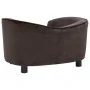 Sofá para perro felpa marrón 69x49x40 cm de vidaXL, Camas para perros - Ref: Foro24-170942, Precio: 112,08 €, Descuento: %