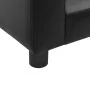 Sofá para perros felpa y cuero sintético negro 60x43x30 cm de vidaXL, Camas para perros - Ref: Foro24-170960, Precio: 76,35 €...