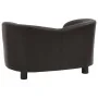 Sofá para perros cuero sintético marrón 67x41x39 cm de vidaXL, Camas para perros - Ref: Foro24-170947, Precio: 77,65 €, Descu...