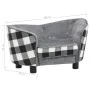 Sofá para perro felpa gris 68x38x38 cm de vidaXL, Camas para perros - Ref: Foro24-170963, Precio: 86,12 €, Descuento: %