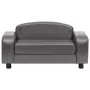 Sofá para perros cuero sintético gris 80x50x40 cm de vidaXL, Camas para perros - Ref: Foro24-170964, Precio: 115,91 €, Descue...