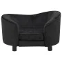 Sofá para perros felpa negro 69x49x40 cm de vidaXL, Camas para perros - Ref: Foro24-171021, Precio: 122,50 €, Descuento: %