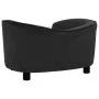 Sofá para perros felpa negro 69x49x40 cm de vidaXL, Camas para perros - Ref: Foro24-171021, Precio: 122,50 €, Descuento: %