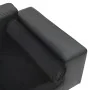 Sofá para perros felpa y cuero sintético gris oscuro 81x43x31cm de vidaXL, Camas para perros - Ref: Foro24-171044, Precio: 95...